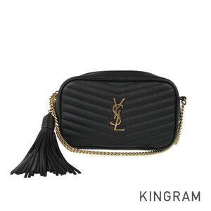 Saint Laurent Lou camera bag black quilted leather